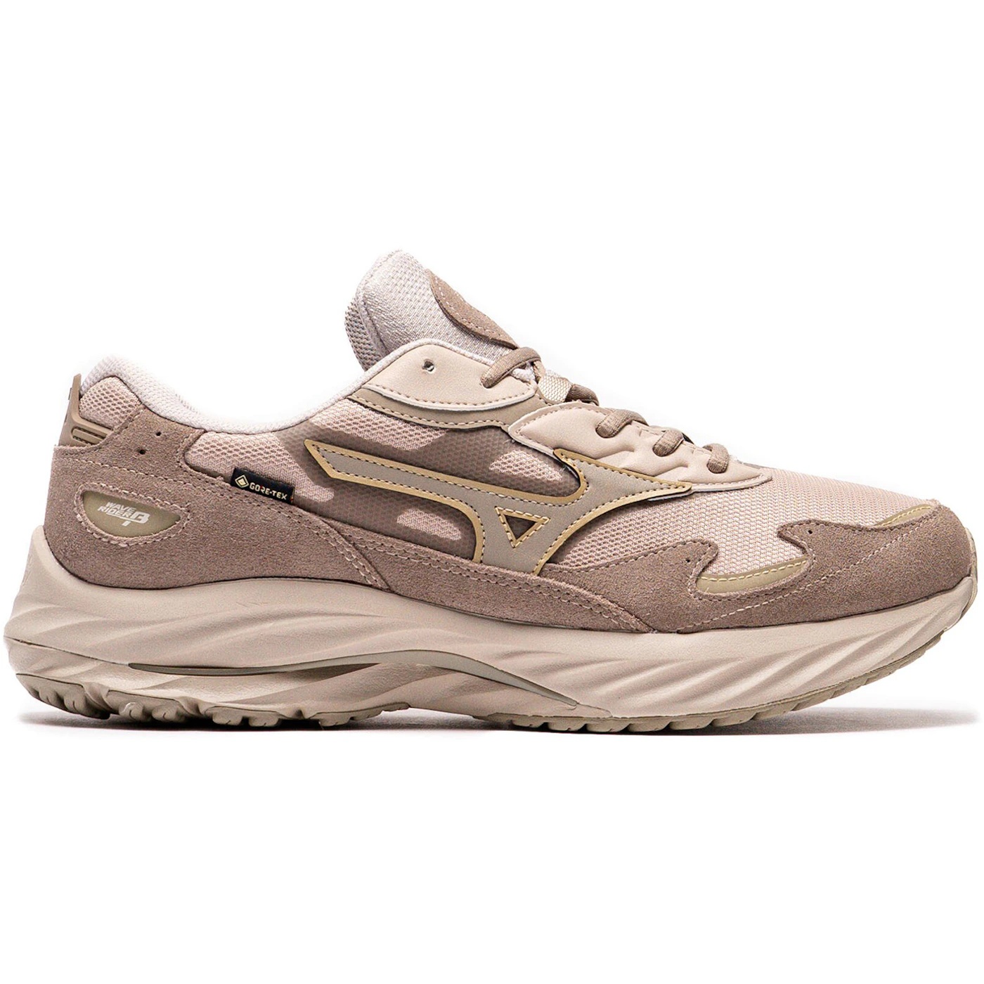 Mizuno Wave Rider Beta Gore-Tex Silver Cloud Vintage Khaki GE Gold 2 Mizuno Wave Rider Beta Gore Tex Silver Cloud Vintage Khaki GE Gold 3