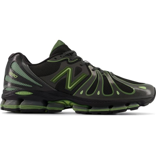 New Balance 1890 Faded Black Utility Green