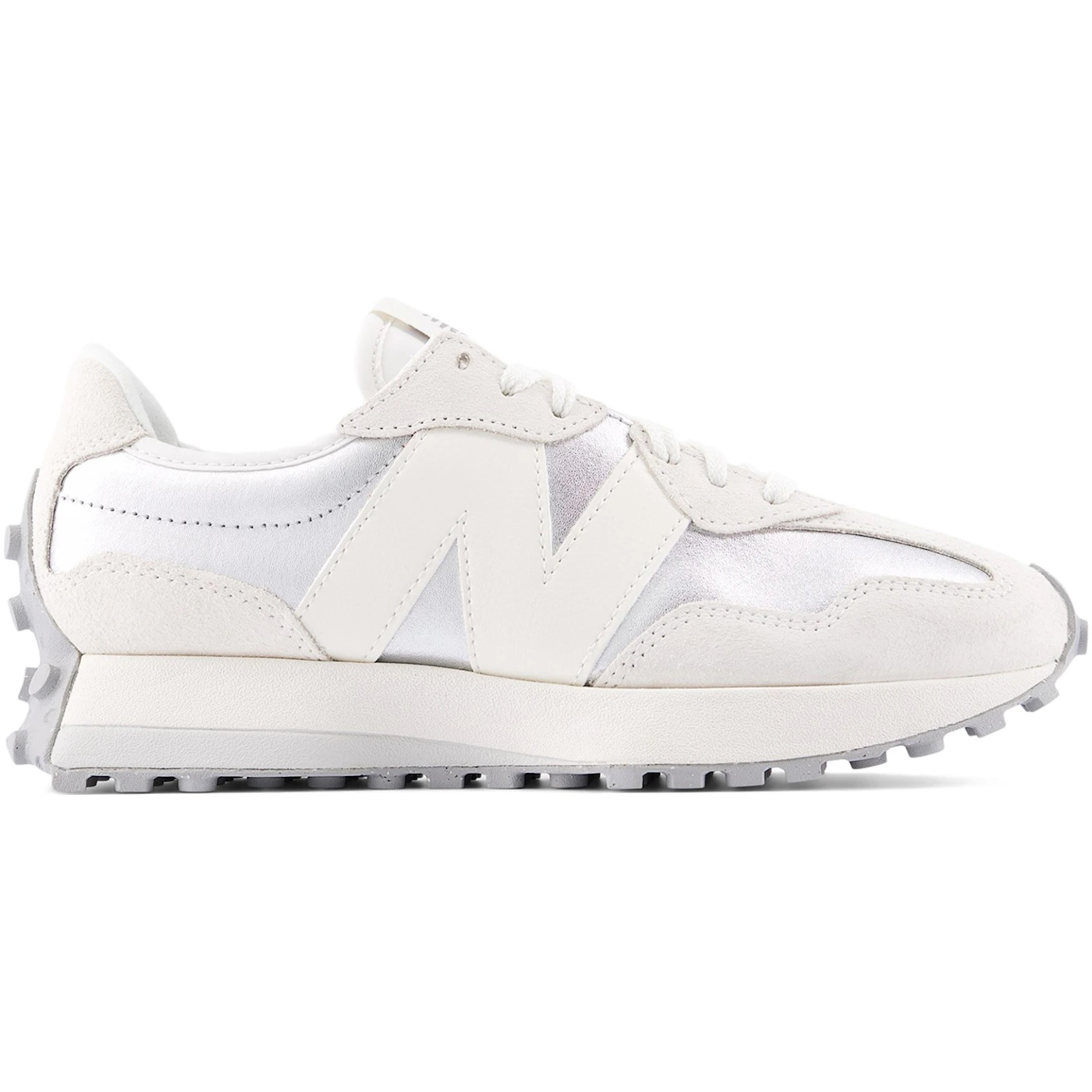 New Balance 327 Silver Metallic Sea Salt (Womens) 1 New Balance 327 Silver Metallic Sea Salt Womens 2