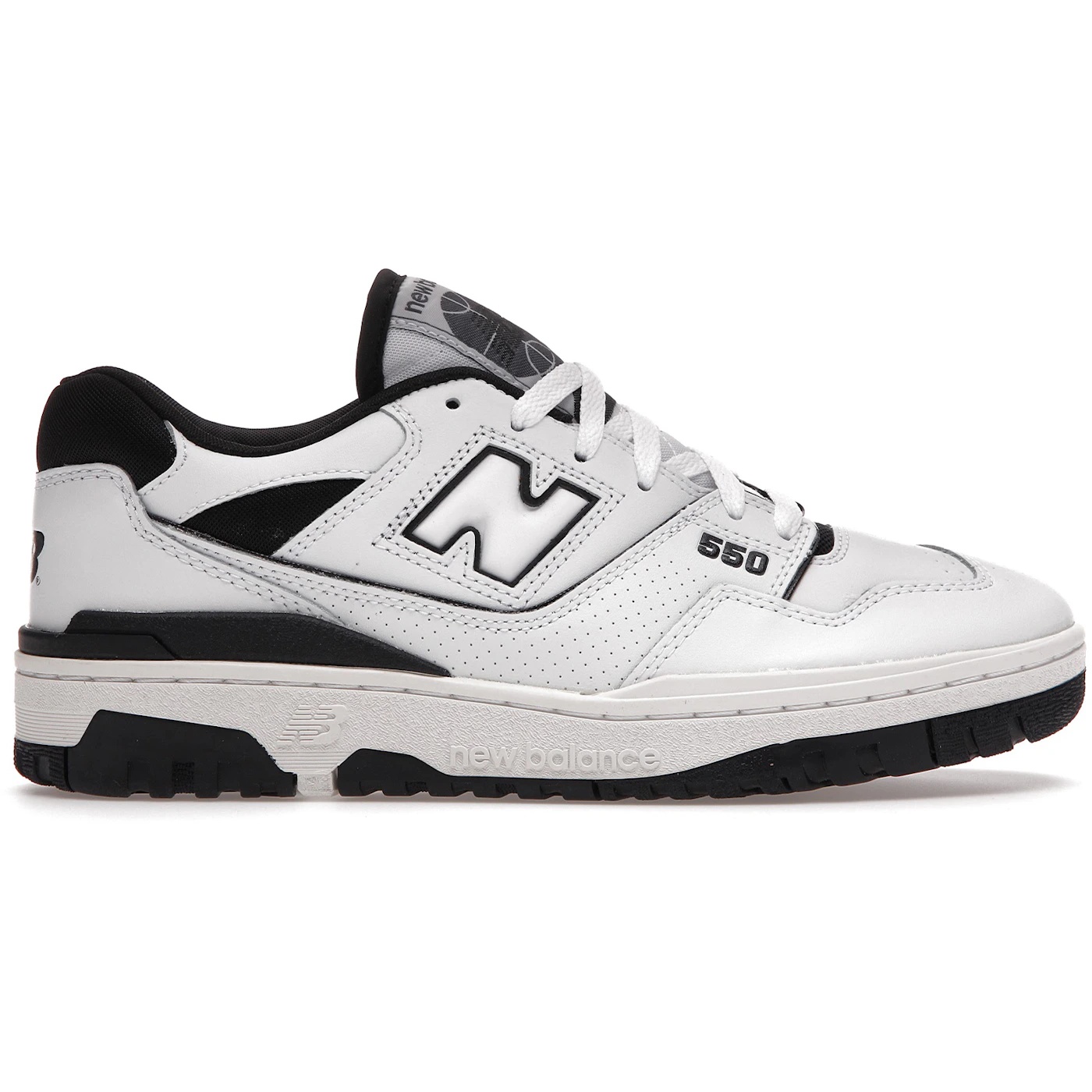 New Balance 550 White Black 1 New Balance 550 White Black 5