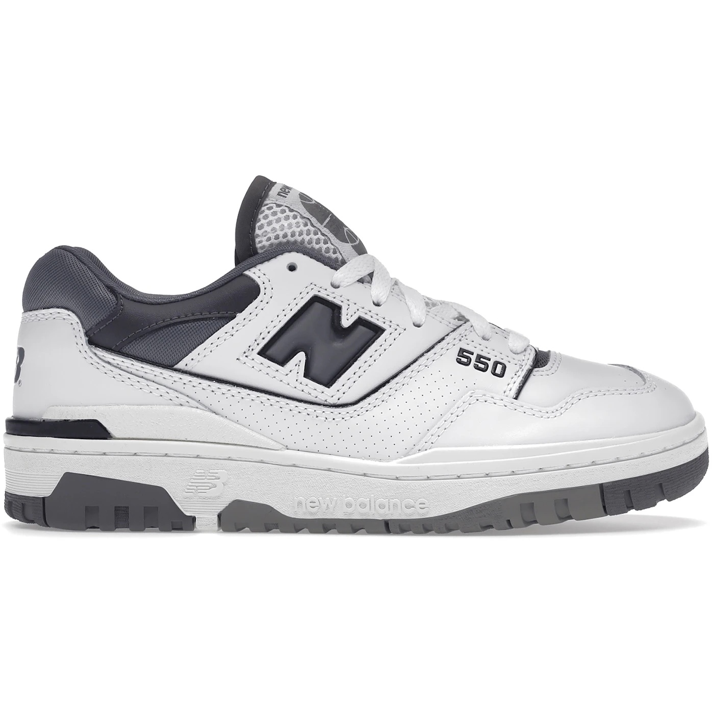New Balance 550 White Grey Dark Grey 3 New Balance 550 White Grey Dark Grey