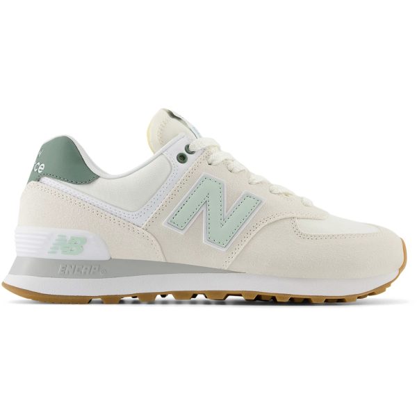 New Balance 574 Sea Salt New Spruce (Womens)
