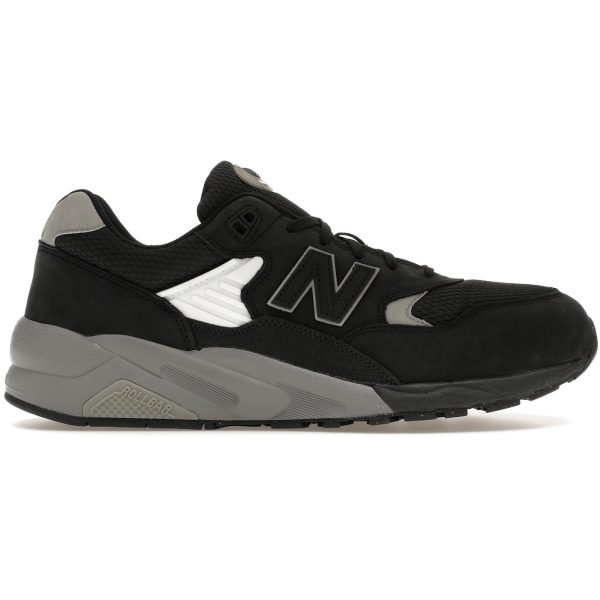New Balance 580 Black Shadow Grey Silver Metallic