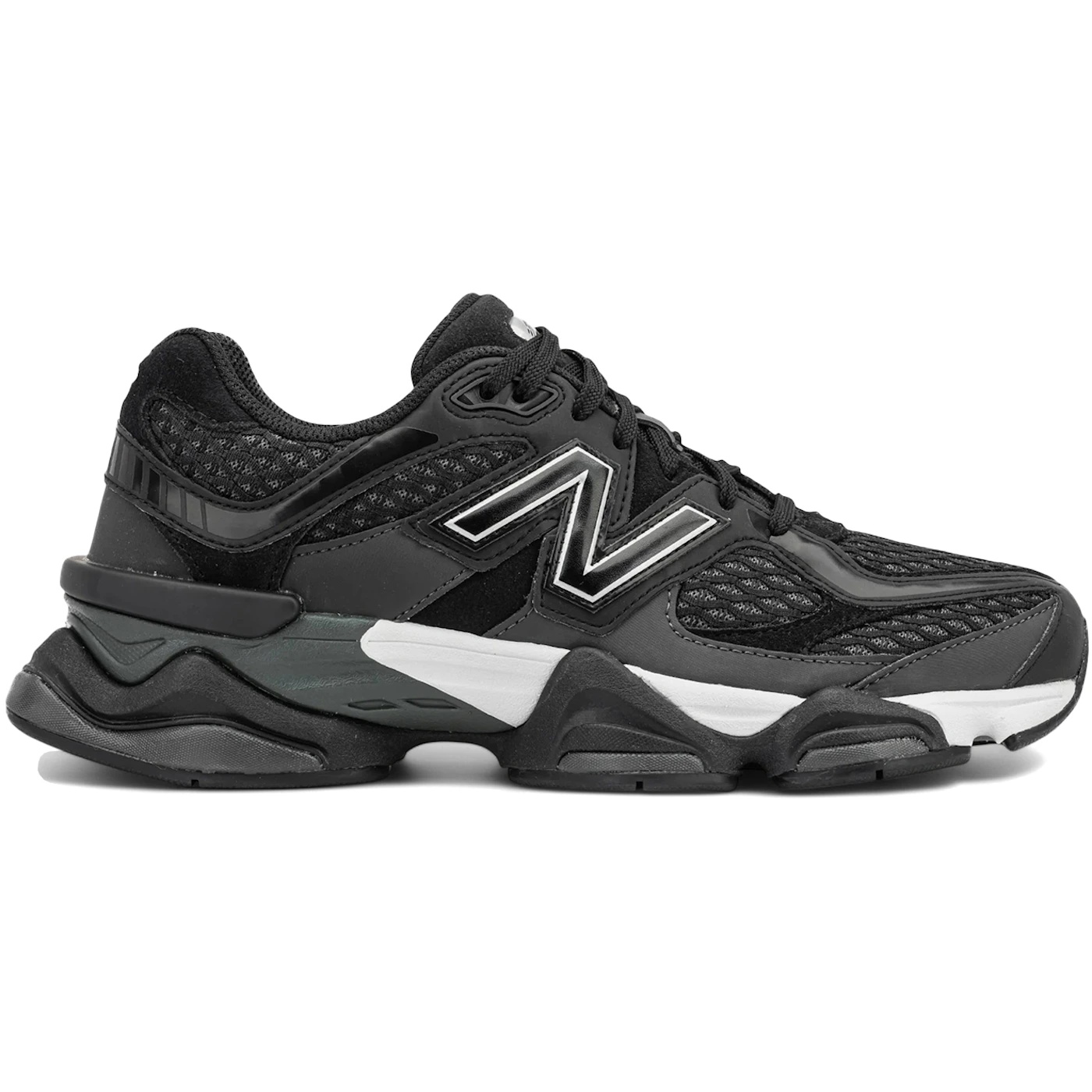 New Balance 9060 Shoe Palace Black Silver 3 New Balance 9060 Shoe Palace Black Silver