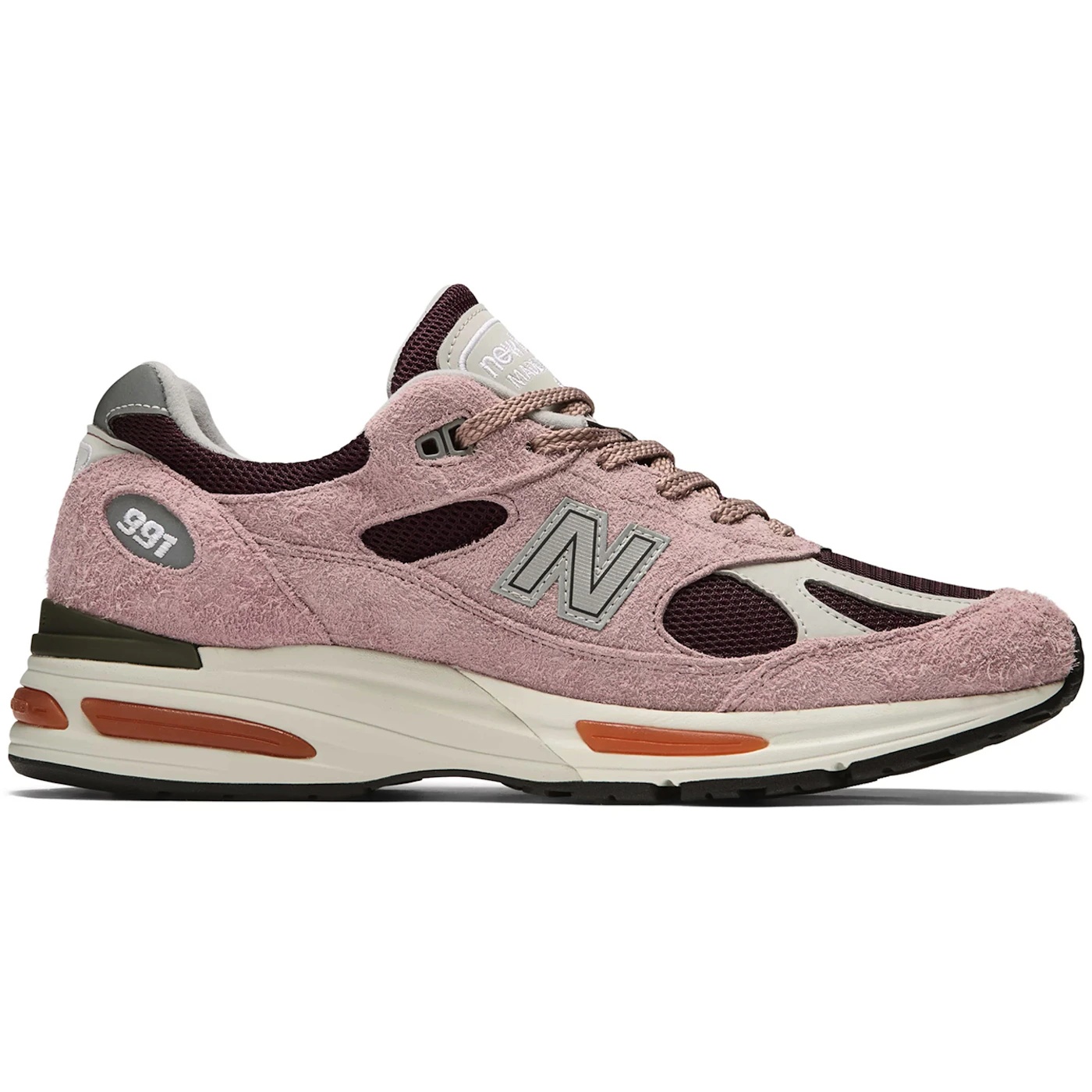 New Balance 991v2 MiUK Pink Mauve 1 New Balance 991v2 MiUK Pink Mauve 3