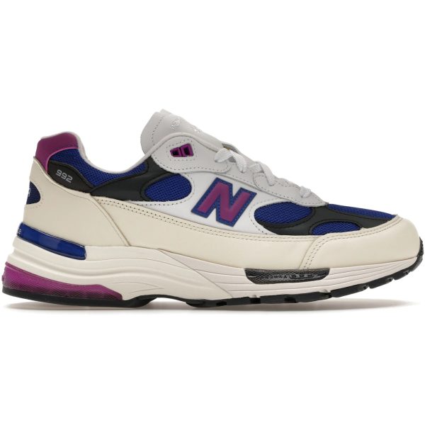 New Balance 992 MiUSA White Royal Purple Fuchsia
