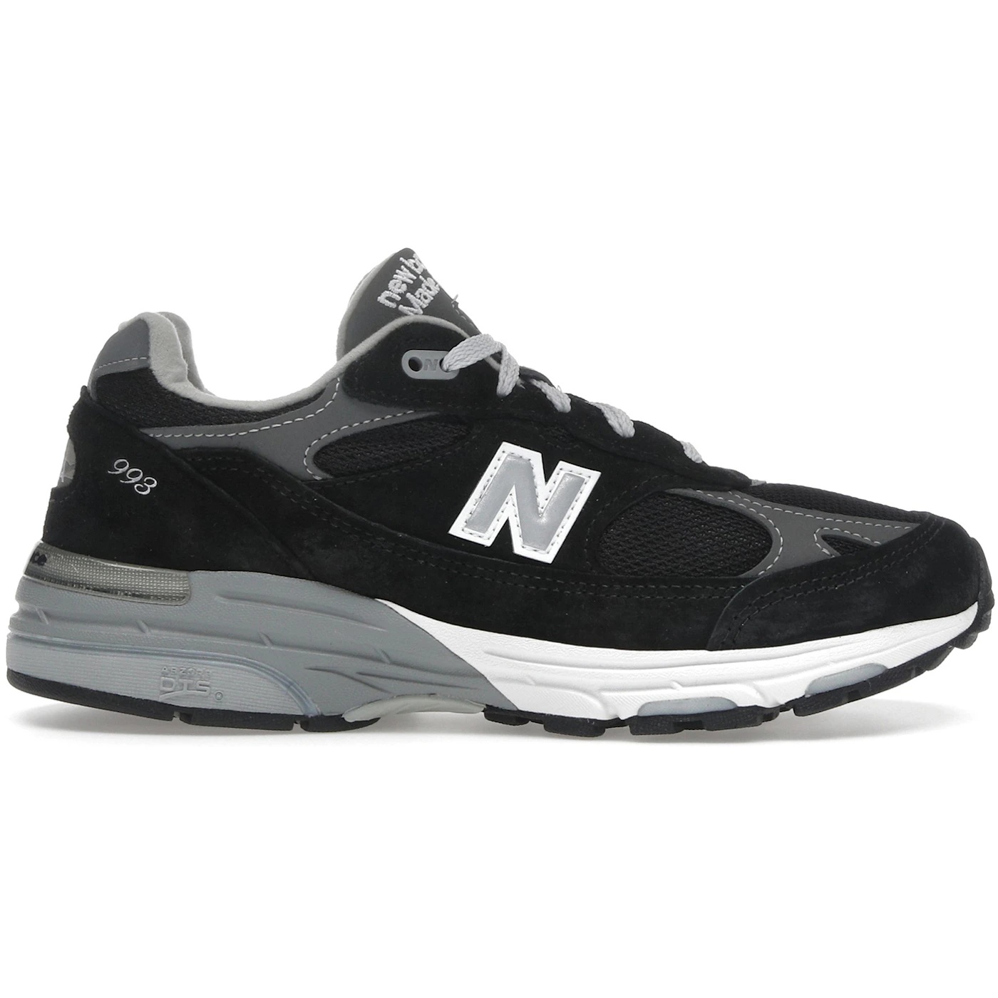 New Balance 993 MiUSA Black Grey (Womens) 2 New Balance 993 MiUSA Black Grey Womens 3