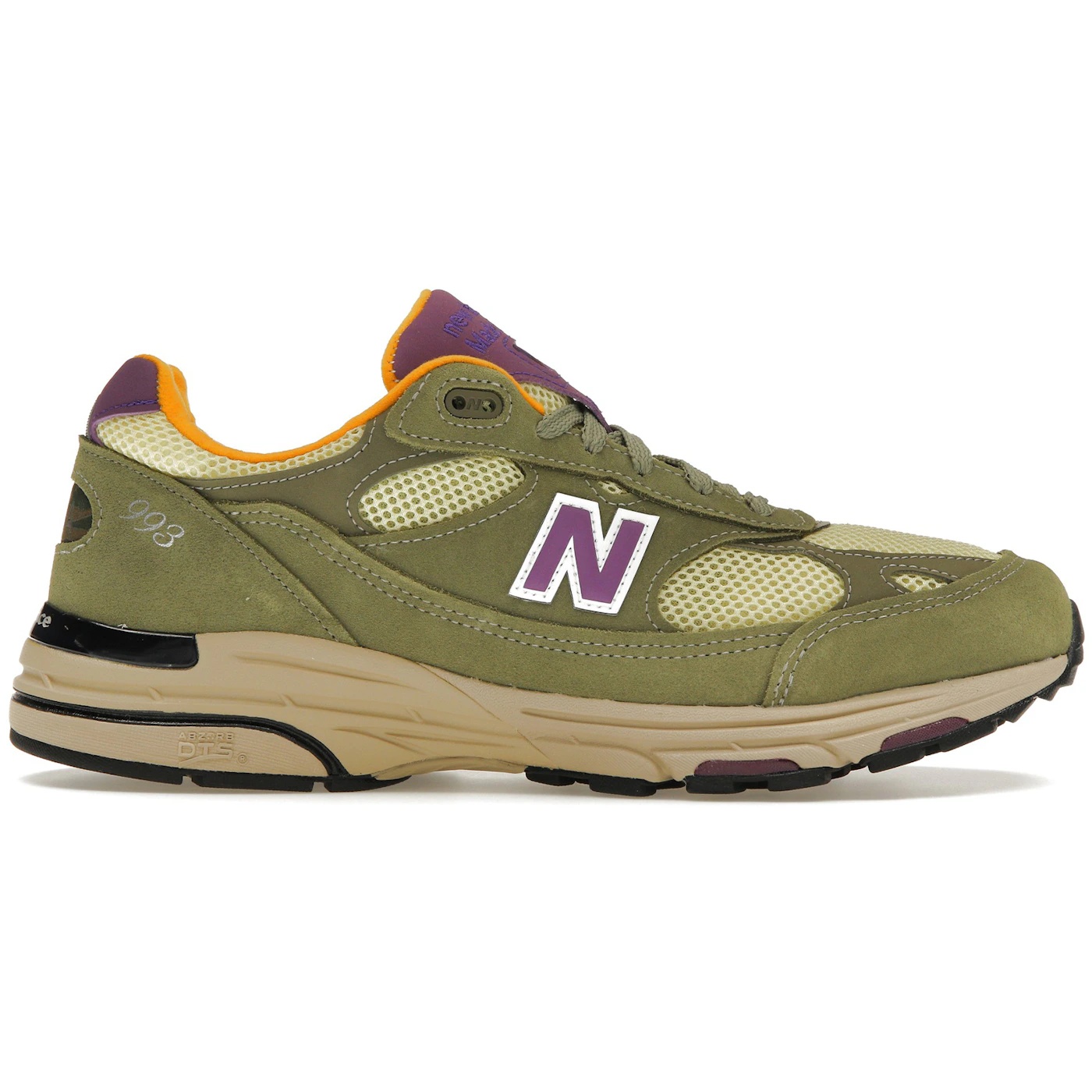 New Balance 993 MiUSA Teddy Santis Olive Leaf Maize 1 New Balance 993 MiUSA Teddy Santis Olive Leaf Maize