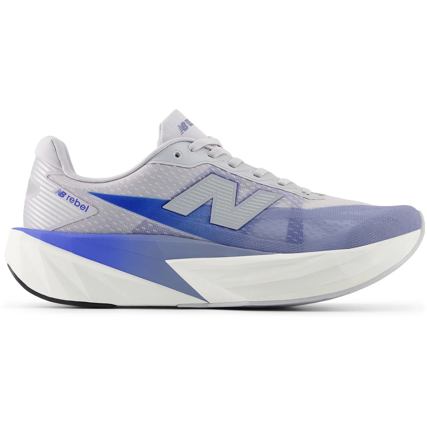 New Balance FuelCell Rebel v5 Pearl Grey Dusk Shower Blue Bird 1 New Balance FuelCell Rebel v5 Pearl Grey Dusk Shower Blue Bird 1