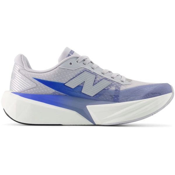 New Balance FuelCell Rebel v5 Pearl Grey Dusk Shower Blue Bird (Womens)