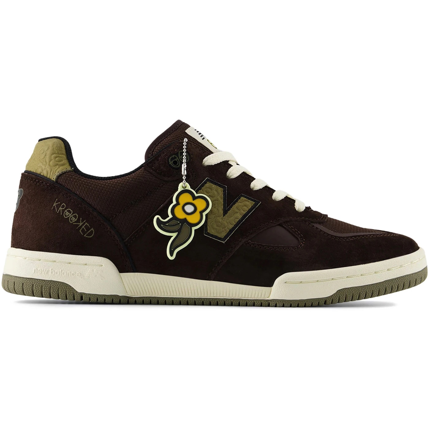 New Balance Numeric 600 Tom Knox x Krooked Chocolate Olive 1 New Balance Numeric 600 Tom Knox x Krooked Chocolate Olive 3
