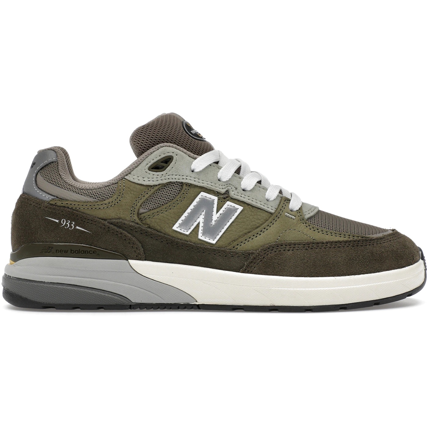 New Balance Numeric 933 Andrew Reynolds Olive 2 New Balance Numeric 933 Andrew Reynolds Olive 1
