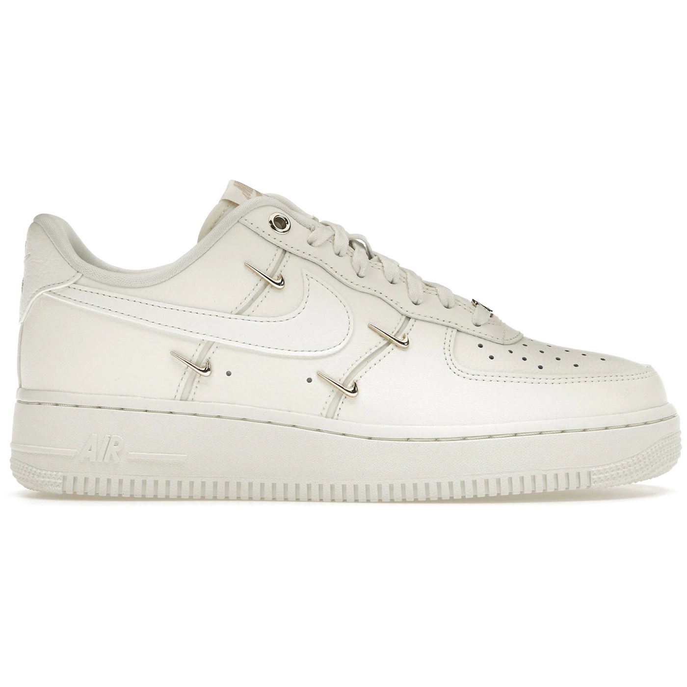 Nike Air Force 1 07 LX CN Sail Gold Mini Swooshes (Womens) 1 Nike Air Force 1 07 LX CN Sail Gold Mini Swooshes Womens 2