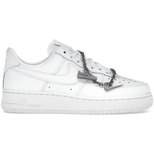 Nike Air Force 1 07 Low Summit White Mini Charm (Womens)