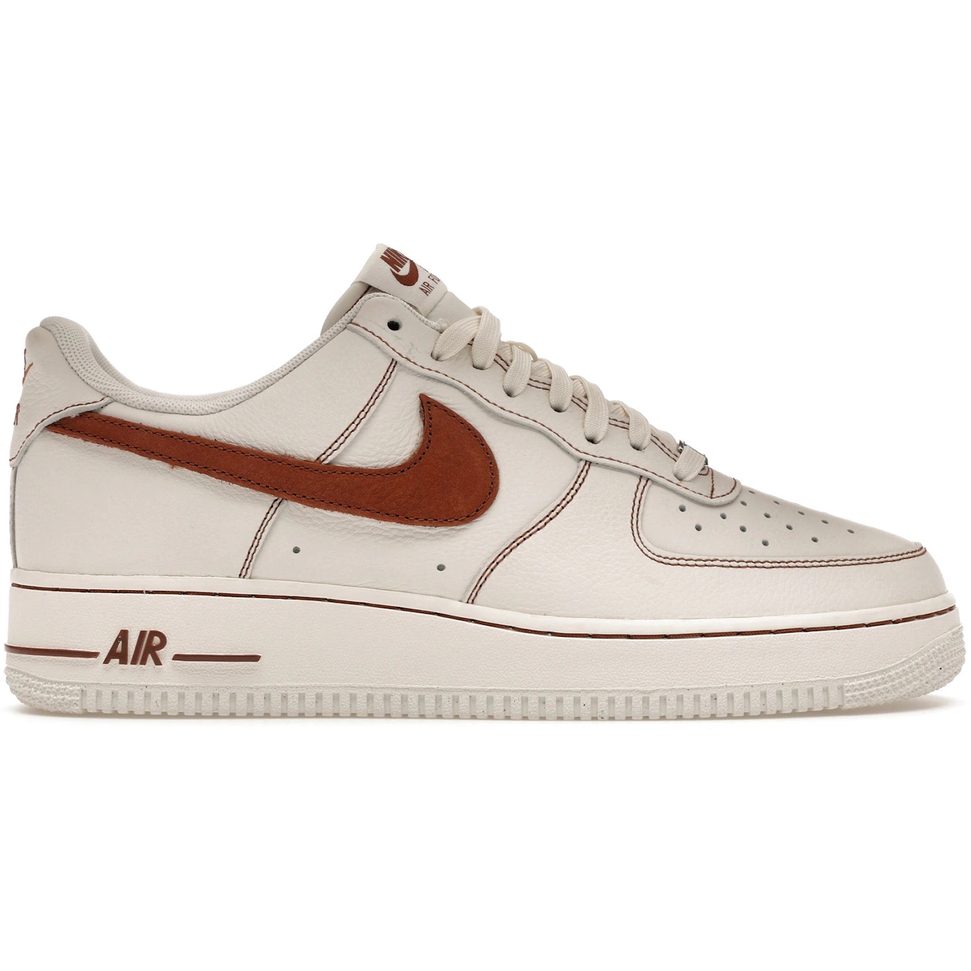 Nike Air Force 1 Low 07 LV8 Ivory Saddle Brown 2 Nike Air Force 1 Low 07 LV8 Ivory Saddle Brown 1