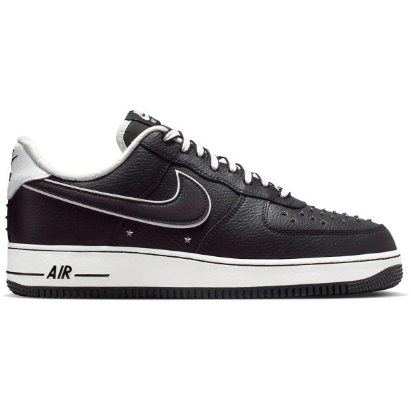 Nike Air Force 1 Low 07 Premium Black White Metallic Dark Grey