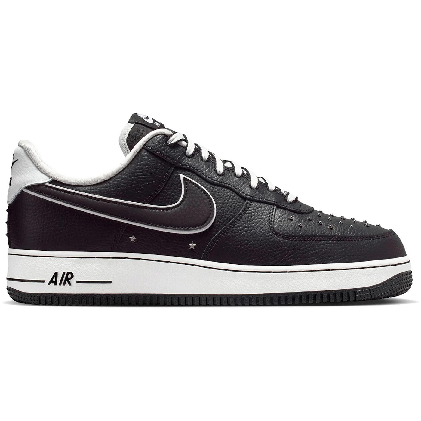 Nike Air Force 1 Low 07 Premium Black White Metallic Dark Grey 1 Nike Air Force 1 Low 07 Premium Black White Metallic Dark Grey 2