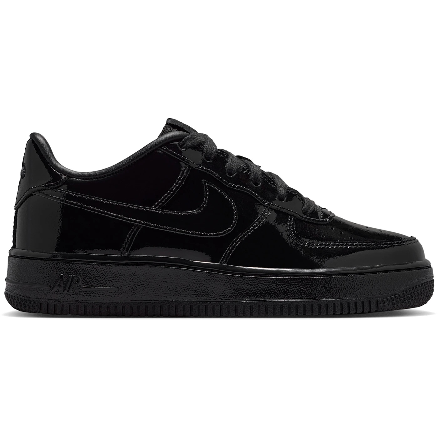 Nike Air Force 1 Low Black Patent (GS) 1 Nike Air Force 1 Low Black Patent GS 2