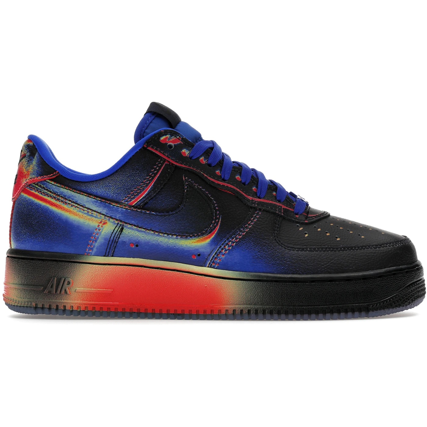 Nike Air Force 1 Low Retro Heat Map Black Racer Blue 1 Nike Air Force 1 Low Retro Heat Map Black Racer Blue 3