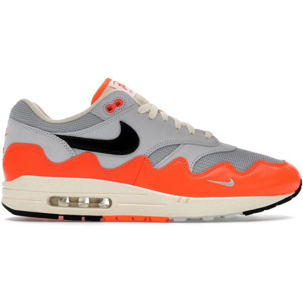 Nike Air Max 1 Patta Waves Hyper Crimson Pure Platinum (With Bracelet)