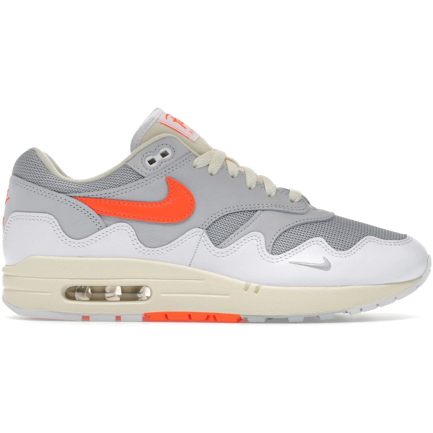 Nike Air Max 1 Patta Waves White Hyper Crimson (With Bracelet) 2 Nike Air Max 1 Patta Waves White Hyper Crimson With Bracelet 3