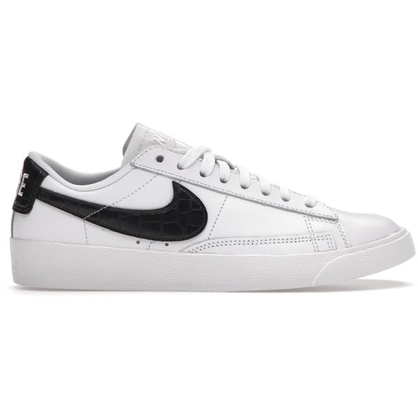 Nike Blazer Low White Black Croc (Womens)