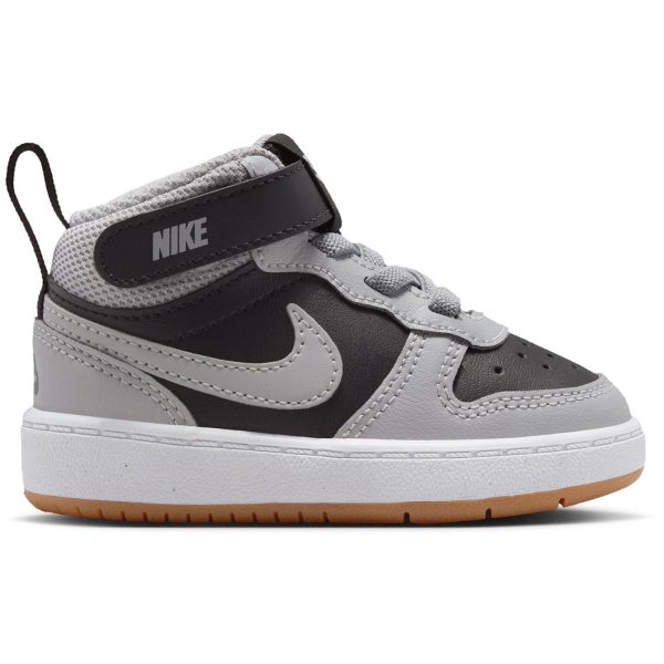 Nike Court Borough Mid 2 Black Light Smoke Grey Gum (TD)