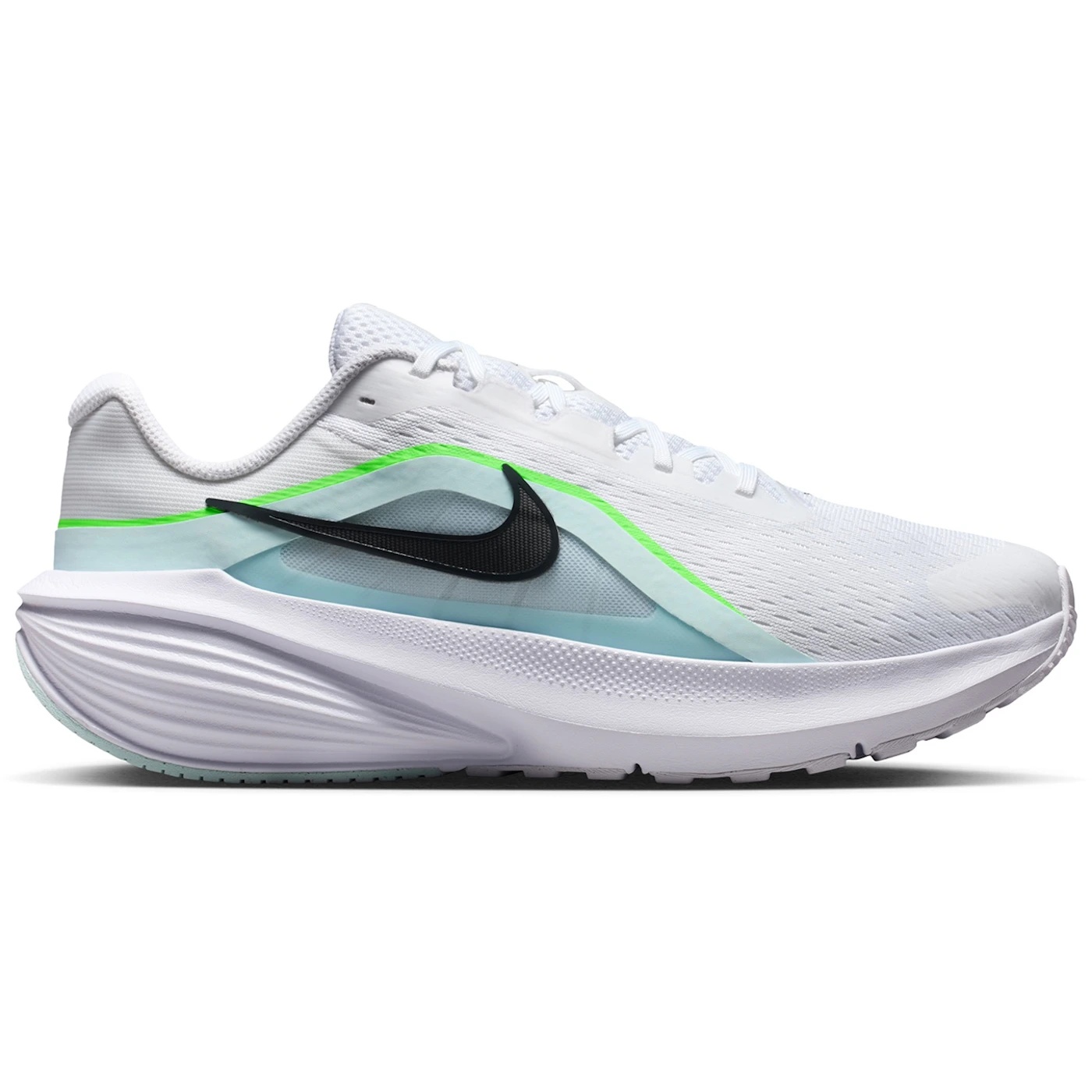 Nike Downshifter 14 White Glacier Blue Green Strike 2