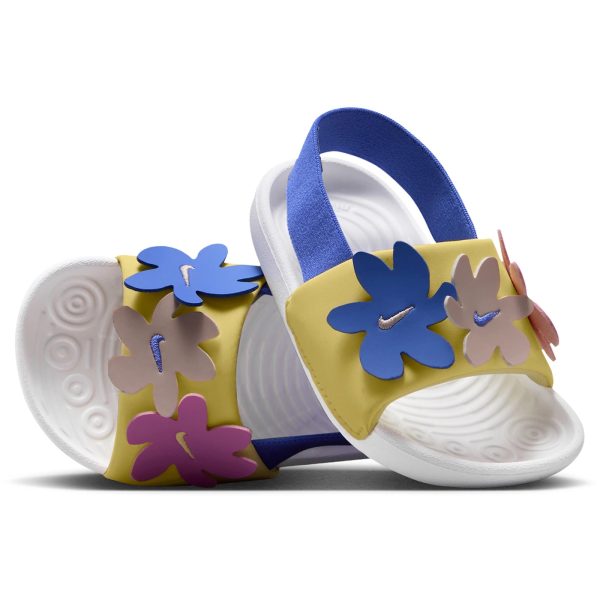 Nike Kawa Slide SE White Sapphire Magenta Soft Yellow (TD)