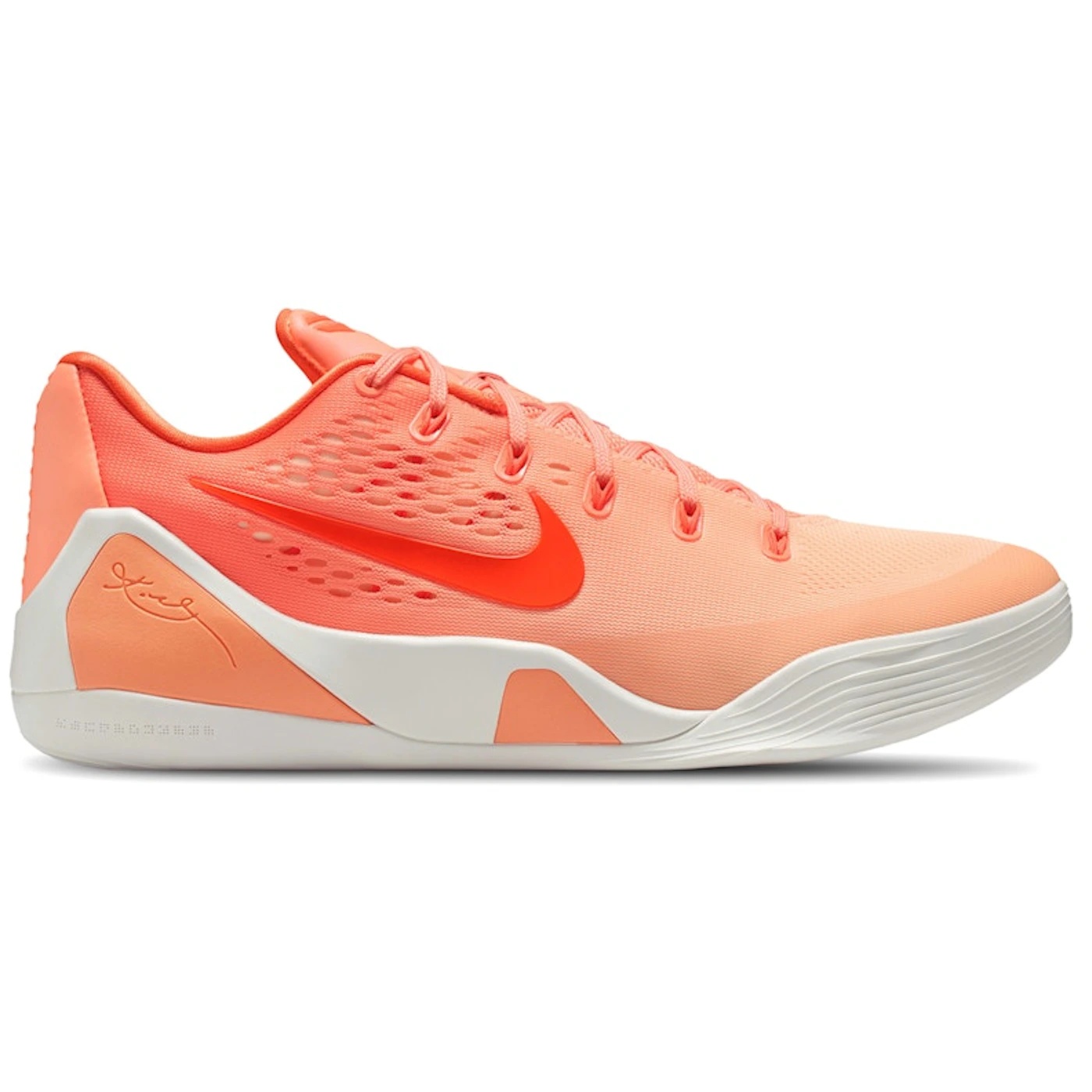 Nike Kobe 9 Low Protro Orange Frost Brilliant Orange Summit White Ice Peach 2 Nike Kobe 9 Low Protro Orange Frost Brilliant Orange Summit White Ice Peach 1