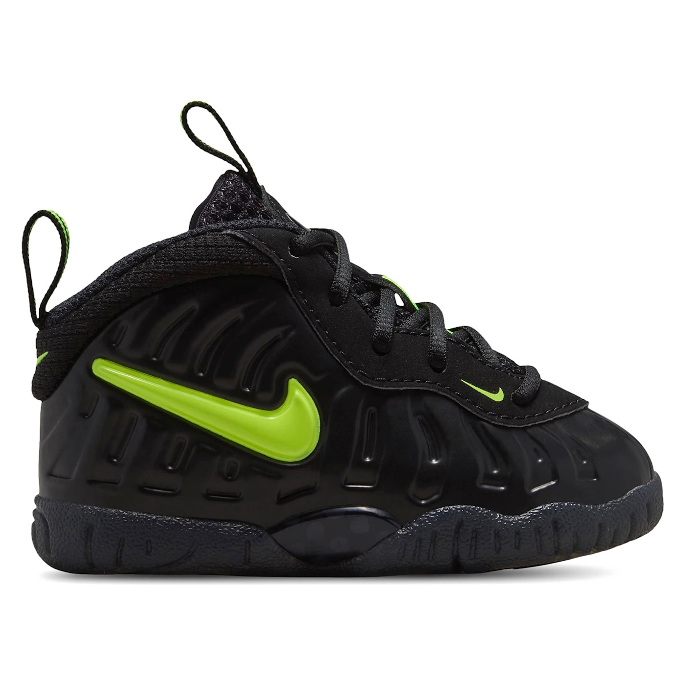 Nike Little Posite Pro Black Voltage Yellow 2