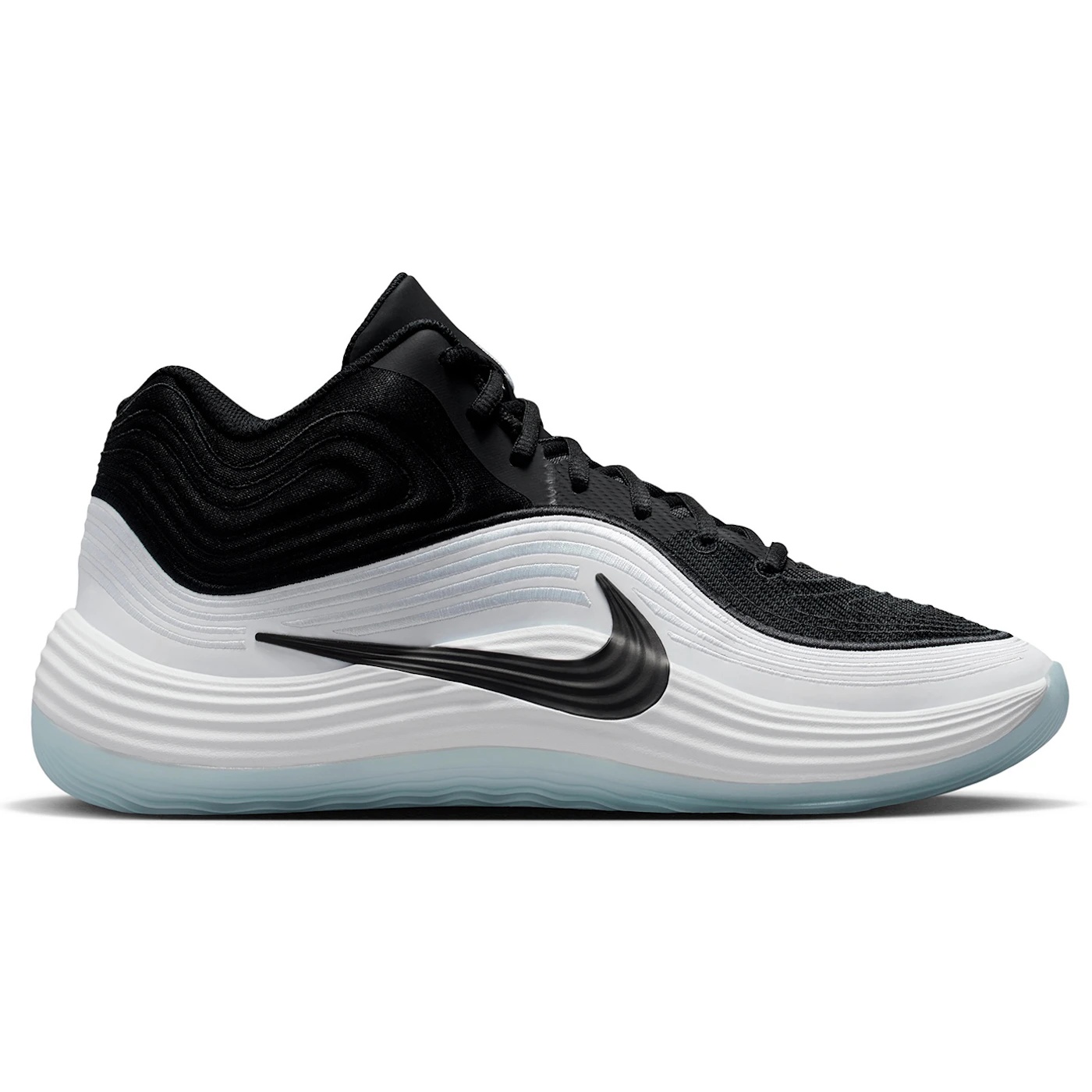 Nike Precision 8 Mid Black White Ice Blue 3 Nike Precision 8 Mid Black White Ice Blue