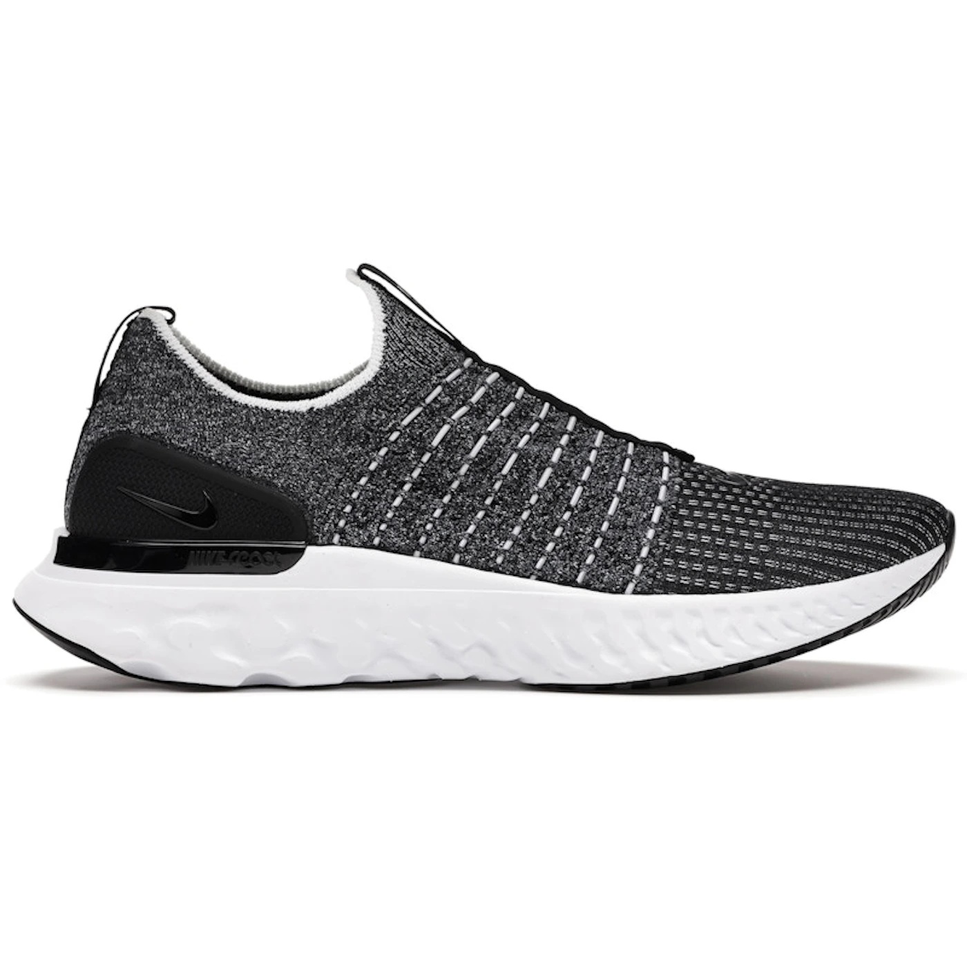 Nike React Phantom Run Flyknit 2 Black White Blend