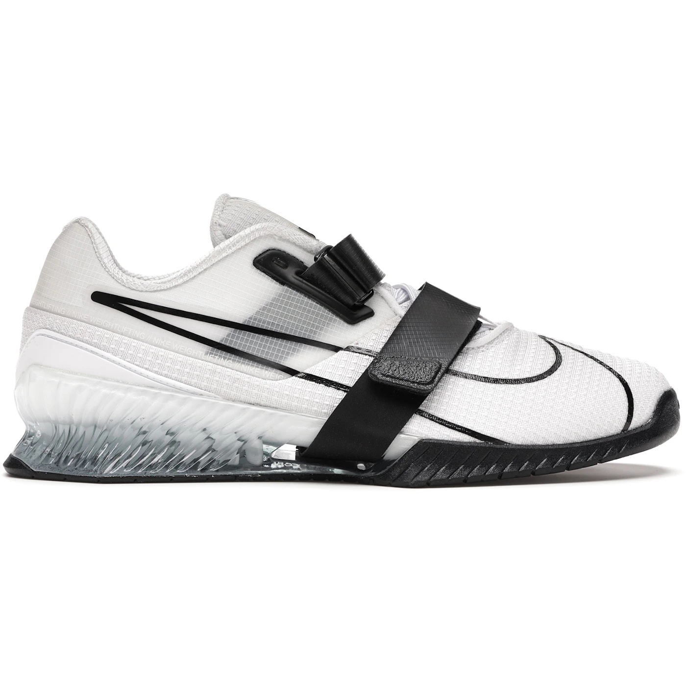 Nike Romaleos 4 White Black 2 Nike Romaleos 4 White Black