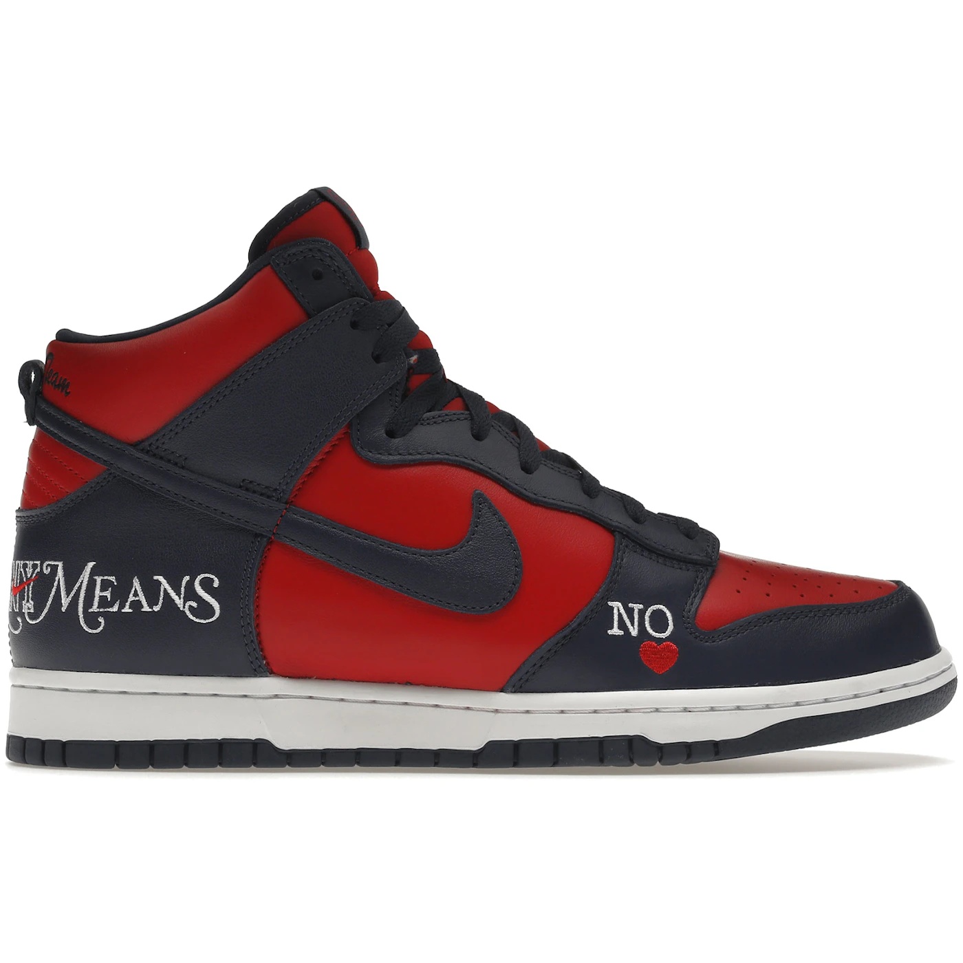 Nike SB Dunk High Supreme By Any Means Navy 2 Nike SB Dunk High Supreme By Any Means Navy