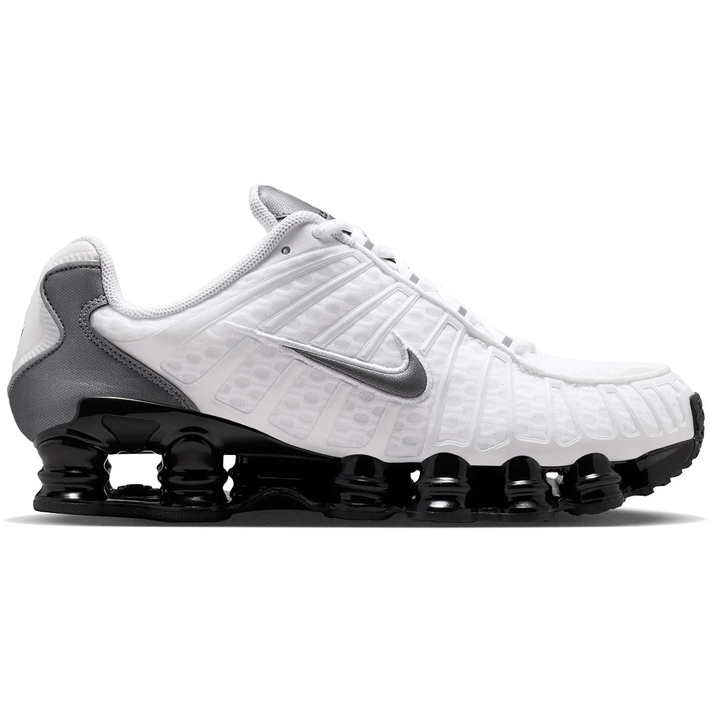 Nike Shox TL White Black Metallic Cool Grey 2 Nike Shox TL White Black Metallic Cool Grey 1
