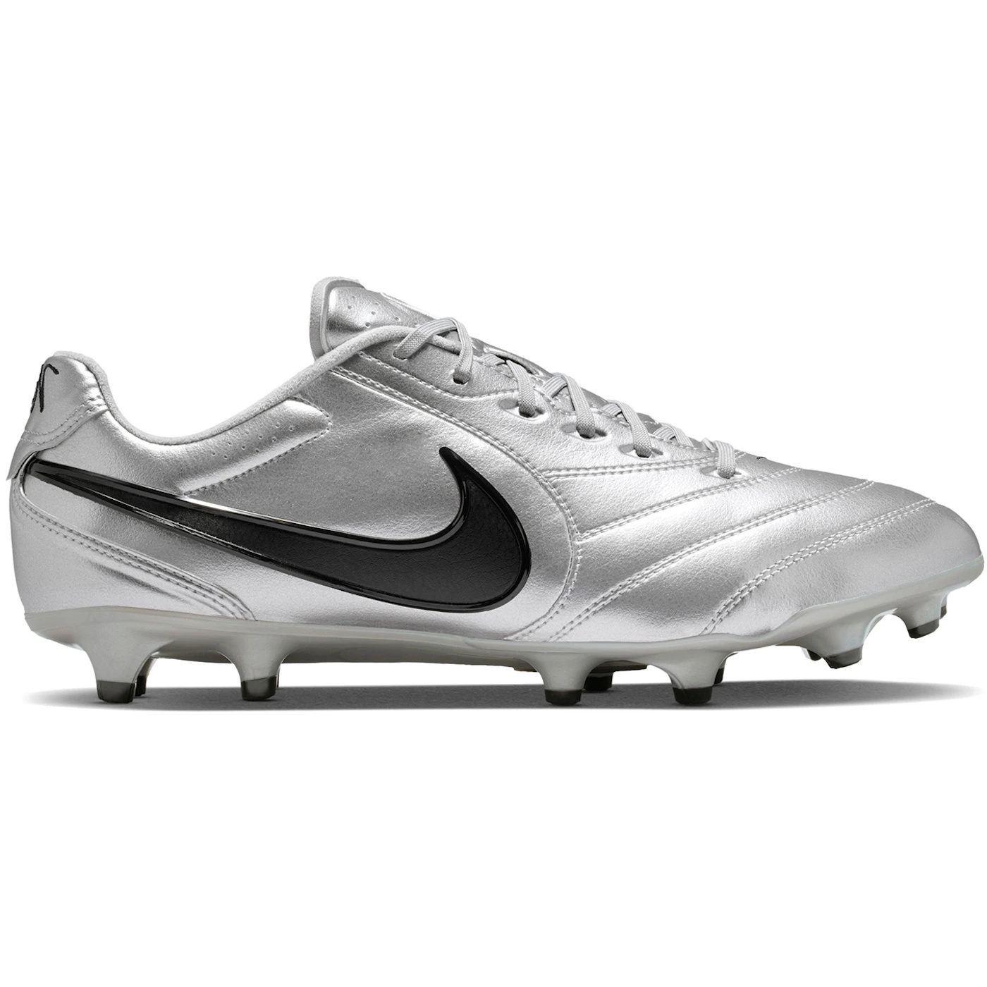 Nike Tiempo Ligera Pro FG Metallic Silver Black 3 Nike Tiempo Ligera Pro FG Metallic Silver Black
