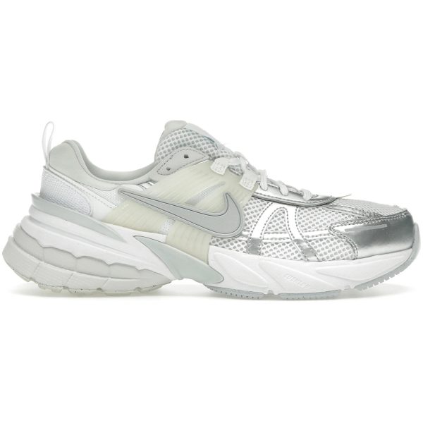 Nike V2K Run Metallic Silver White (Womens)