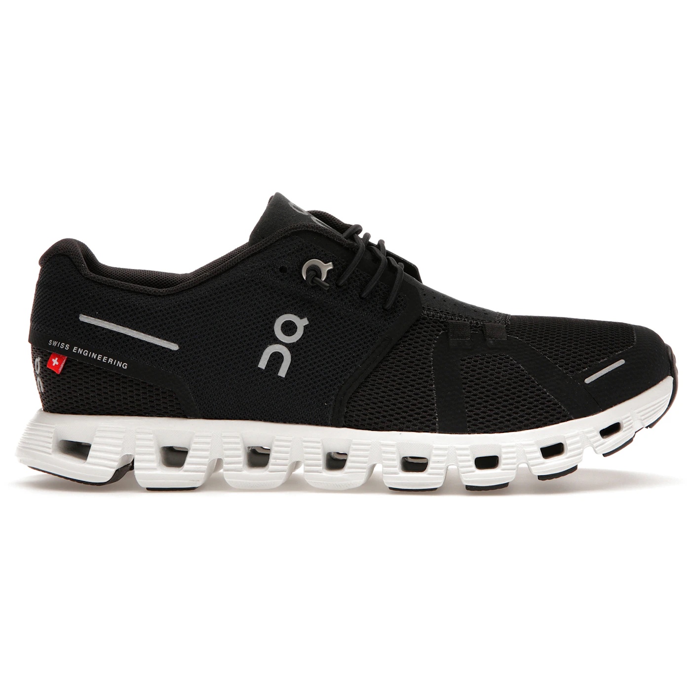 On Running Cloud 5 Black White (Womens) 2 On Running Cloud 5 Black White Womens 1