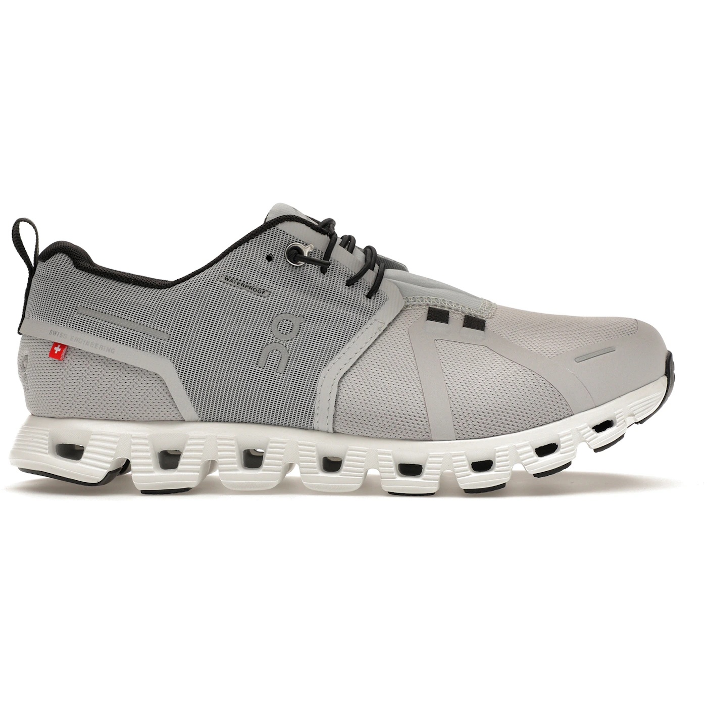 On Running Cloud 5 Waterproof Glacier Grey White (Womens) 1 On Running Cloud 5 Waterproof Glacier Grey White Womens 3