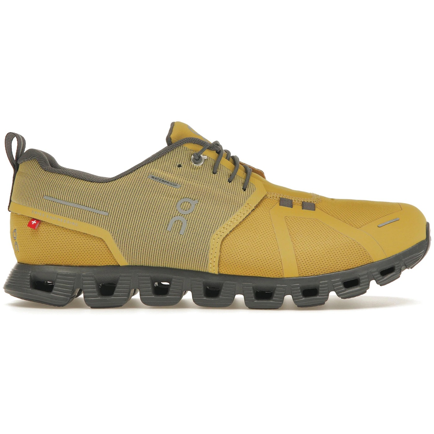 On Running Cloud 5 Waterproof Mustard Rock 3 On Running Cloud 5 Waterproof Mustard Rock