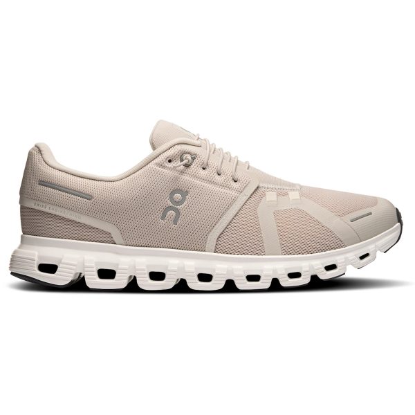 On Running Cloud 6 Pearl White