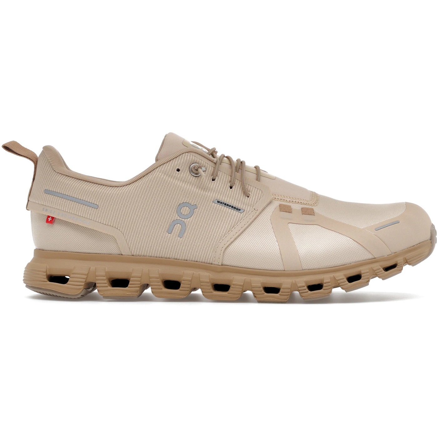 On Running Cloud 6 Waterproof Sand Dune 2 On Running Cloud 6 Waterproof Sand Dune 3