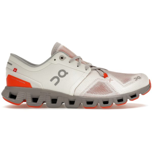 On Running Cloud X 3 Ivory Alloy (Womens)