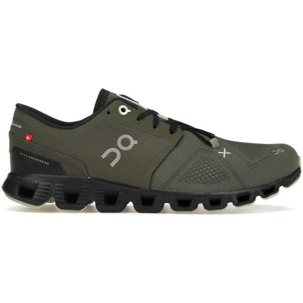 On Running Cloud X 3 Olive Reseda