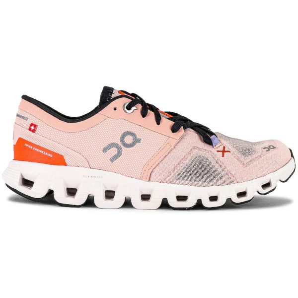 On Running Cloud X 3 Rose Sand (Womens)