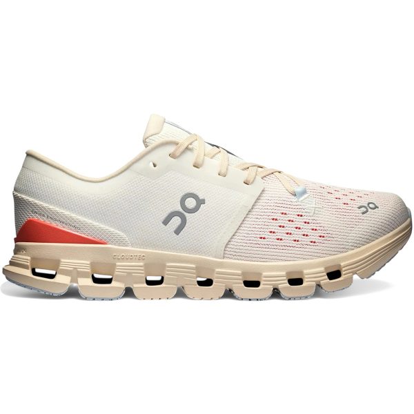On Running Cloud X 4 Ivory Salmon (Womens)