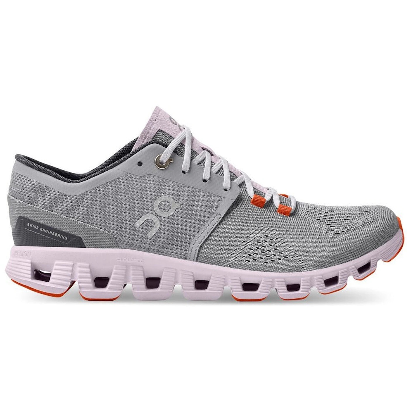 On Running Cloud X Alloy Grey Lily Pink (Womens) 2 On Running Cloud X Alloy Grey Lily Pink Womens 2