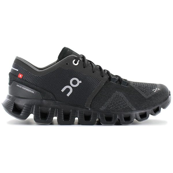 On Running Cloud X Black Asphalt Grey (Womens)