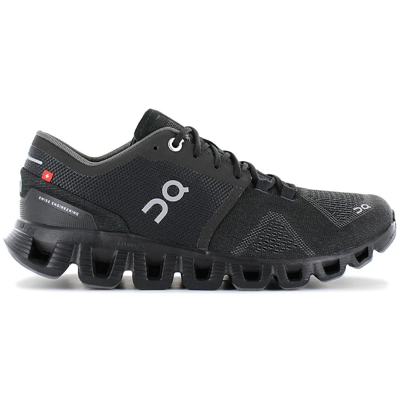 On Running Cloud X Black Asphalt Grey (Womens) 1 On Running Cloud X Black Asphalt Grey Womens 3
